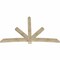 Ekena Millwork Alberta Rough Sawn Timber Gable Bracket, Douglas Fir, 108"W x 68"H x 4"D x 6"F, 15/12 Pitch GBW108X68X0406ALB00RDF - alternate 2